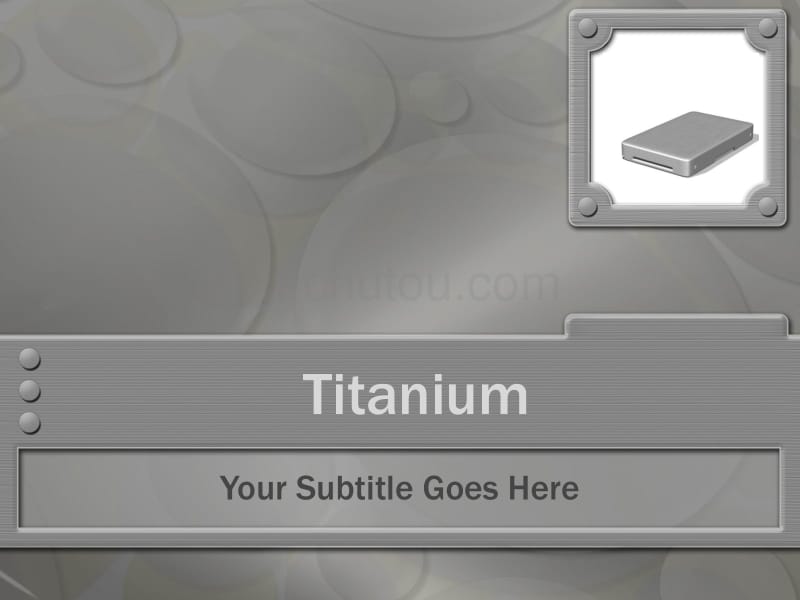 titanium－商业管理PPT模板_第1页