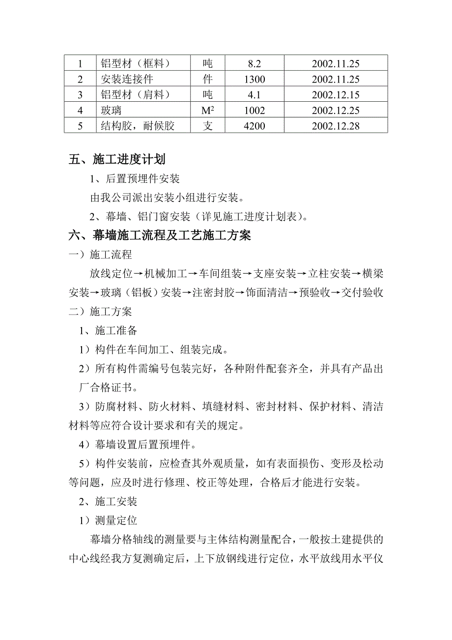 教学楼玻璃幕墙施工组织设计_第3页