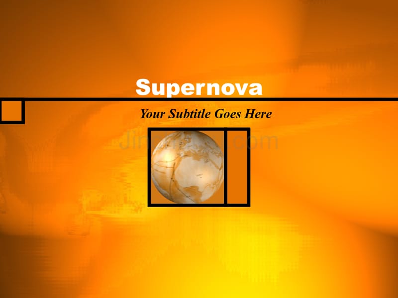 supernova－商业管理PPT模板_第1页