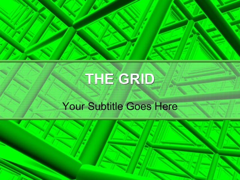 the_grid－商业抽象PPT模板_第1页