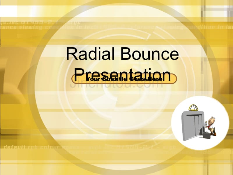 radial_bounce－商业管理PPT模板_第1页