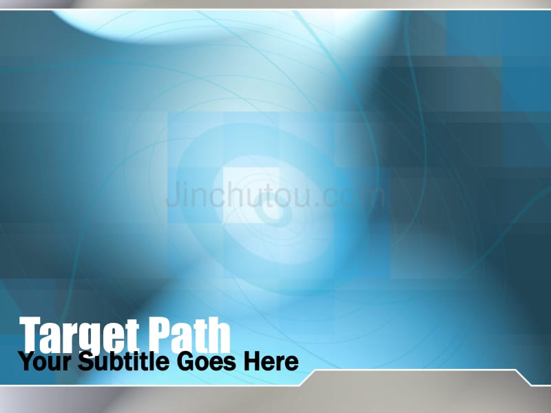 target_path－商业抽象PPT模板_第1页