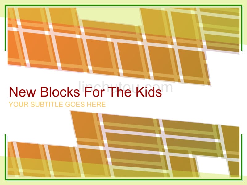 new_blocks_for_the_kids－商业抽象PPT模板_第1页