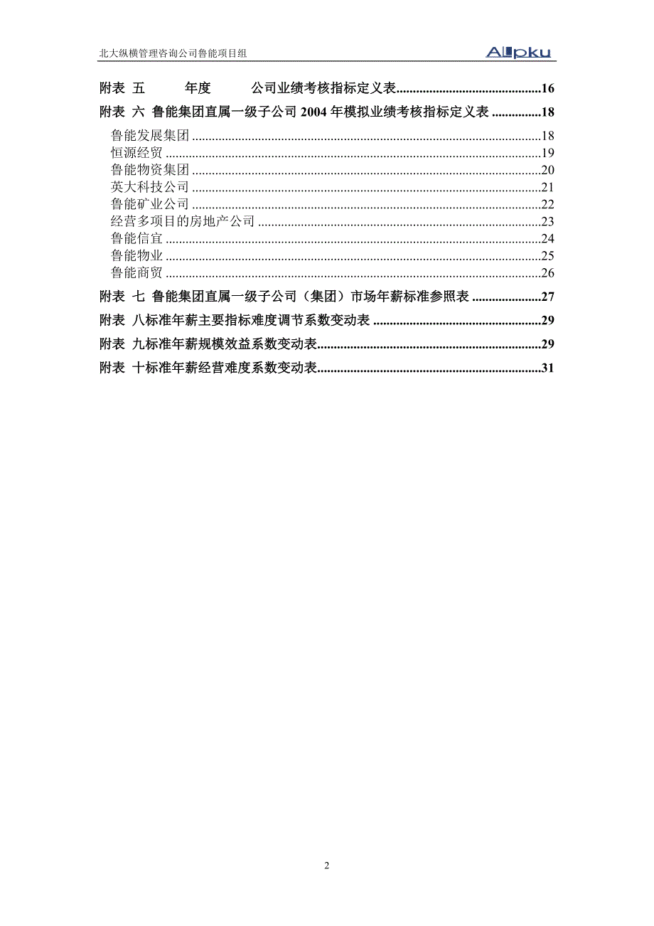 鲁能集团直属一级子公司（集团）年薪制考核办法（修改）_第3页