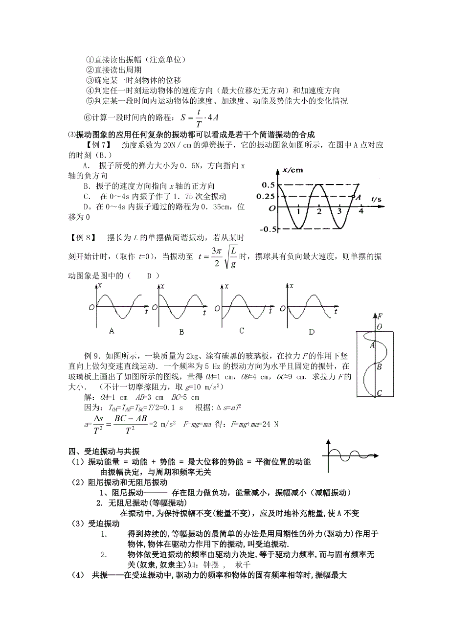 第十二章第1单元 机械振动_第4页