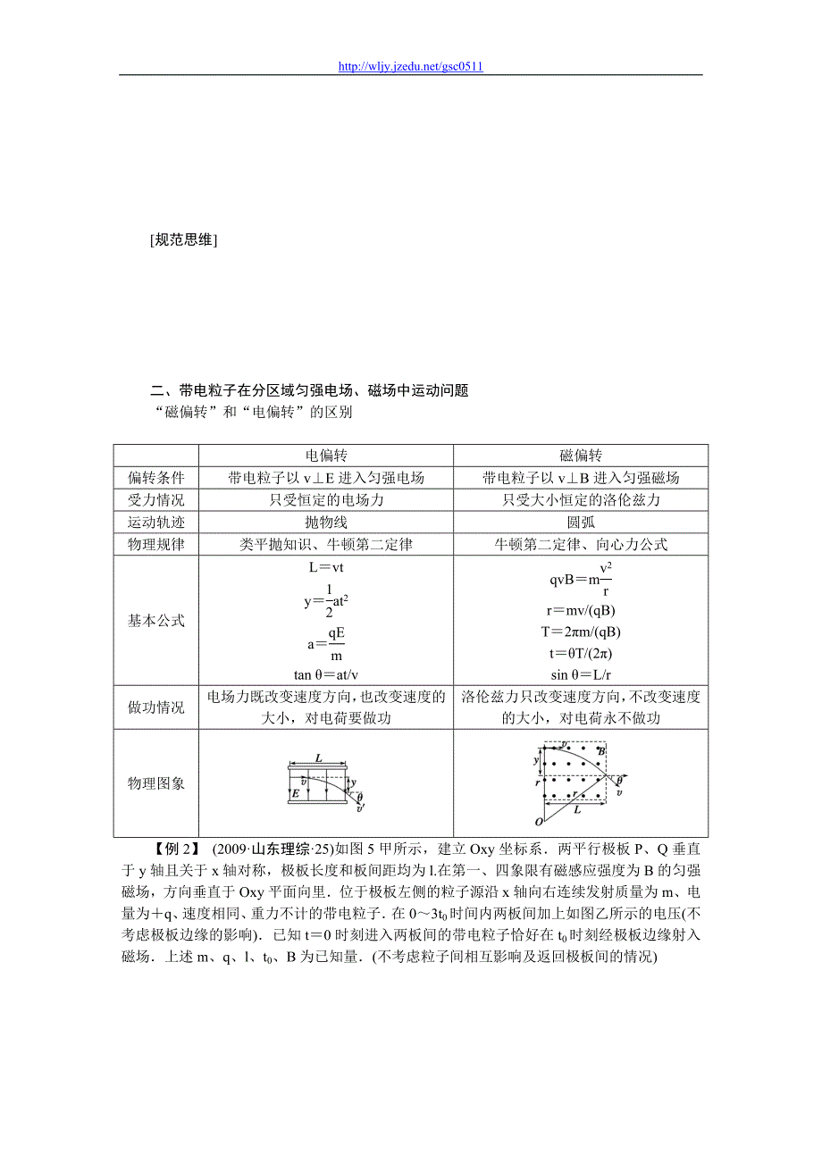 2012年高考新课标导学案一轮复习资料 第八章 磁 场_第3页