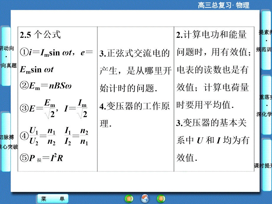 （高考总动员）2016年高三物理一轮复习（课件）第十章 交变电流 传感器-第1节_第3页