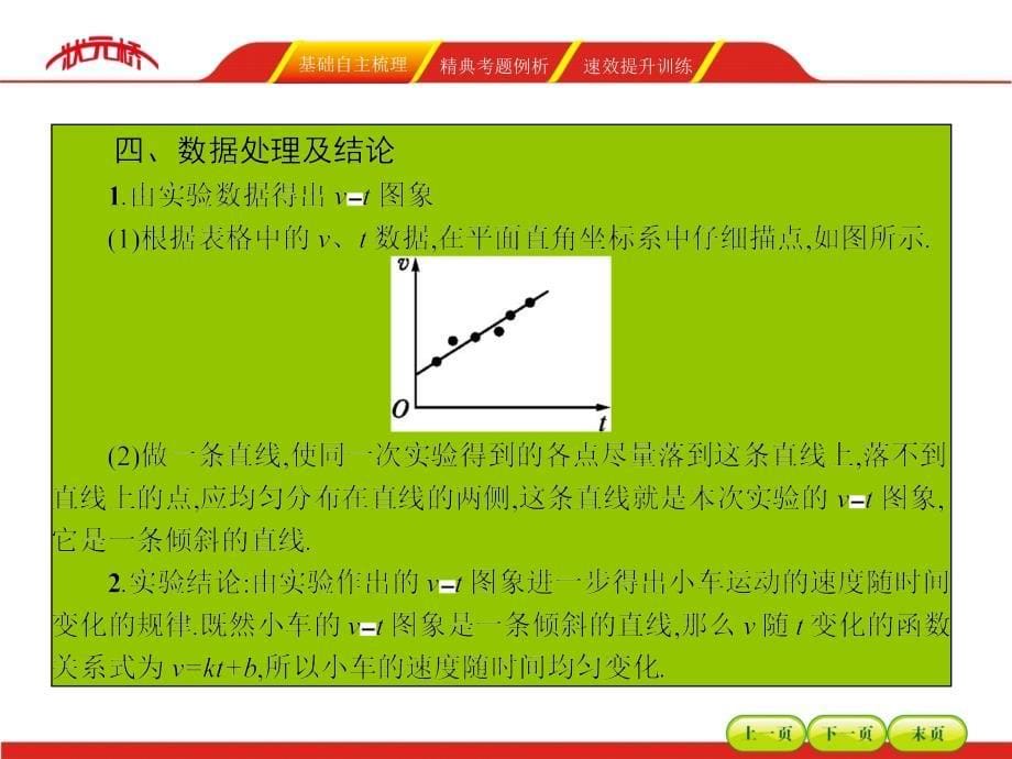 （湘教考苑）2016年高三（人教版）一轮复习物理实验课件（必修部分11个实验）实验一_第5页