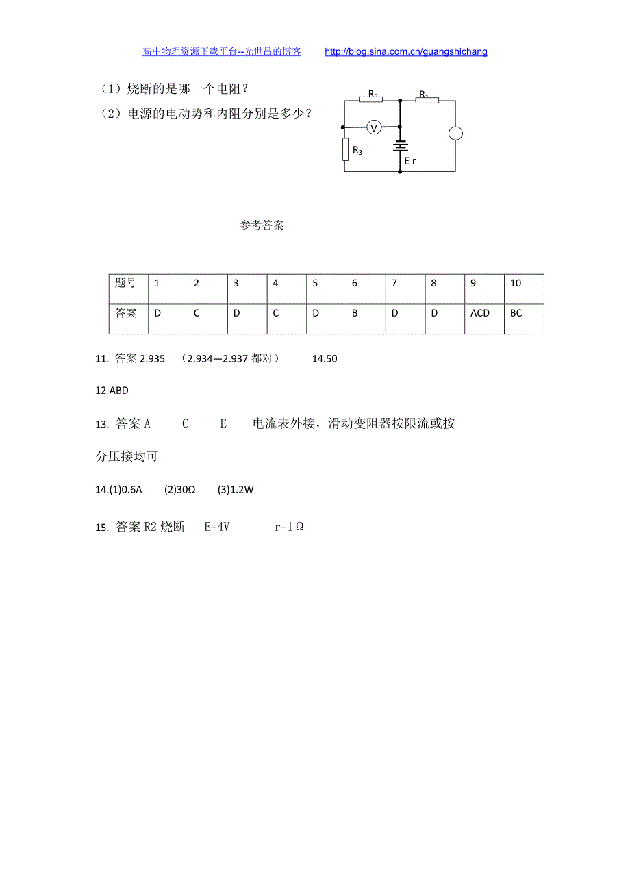 物理卷2017年陕西省西北农林科大附中高二上学期第二次月考（2015.11）_第4页