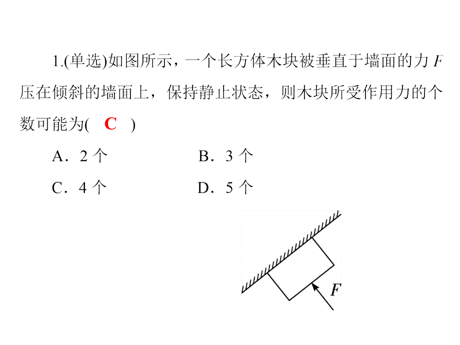 （学海导航）2015年高三物理一轮总复习配套课件第2章 相互作用 第3节 受力分析、共点力作用下物体的平衡_第3页