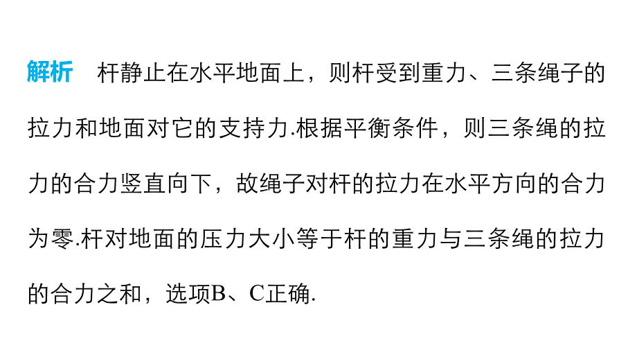 （步步高）2016版高考物理（全国通用）考前三个月配套课件+配套文档第一部分专题1 力与物体的平衡_第3页