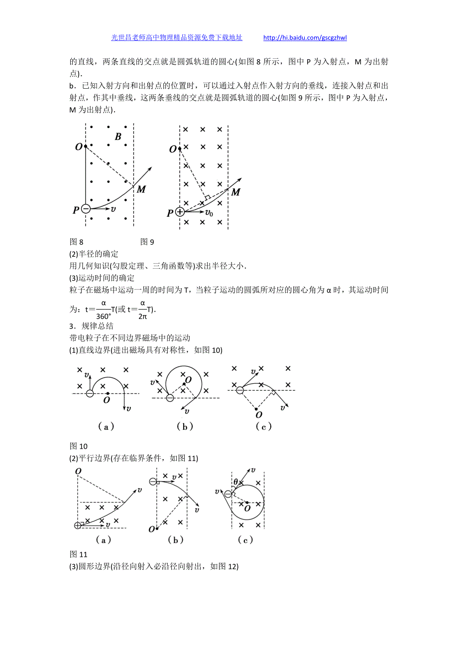 2013版物理一轮精品复习学案 8.2 磁场对运动电荷的作用（选修3-1）_第4页
