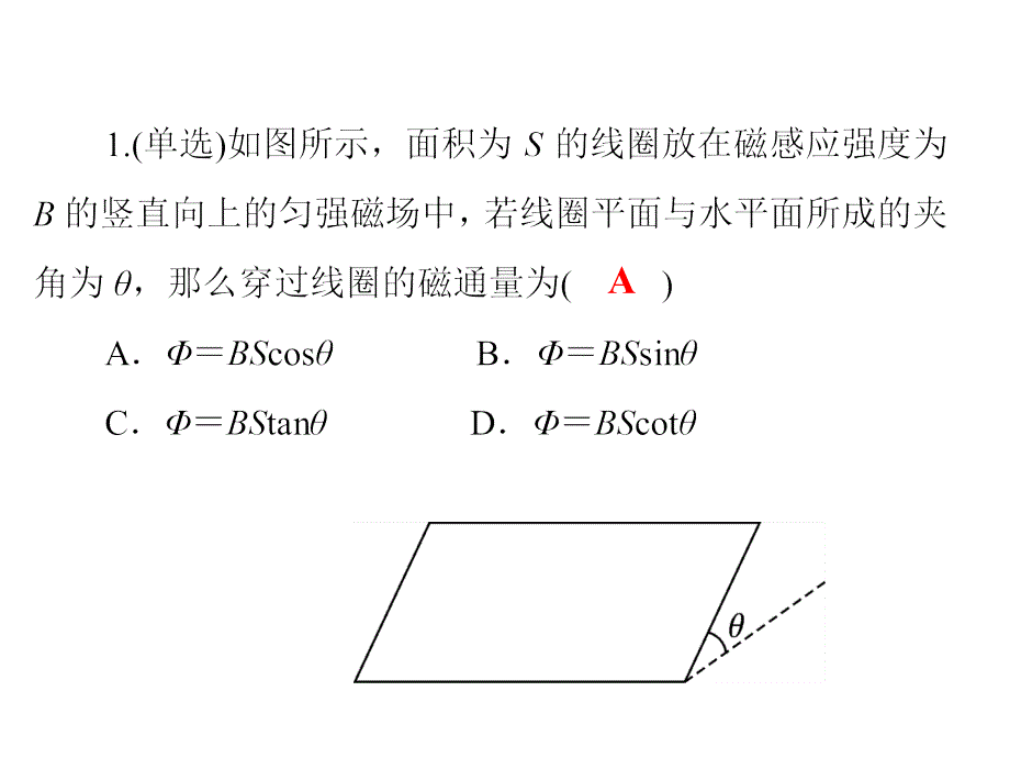 （学海导航）2015年高三物理一轮总复习配套课件第9章 电磁感应 第1节 电磁感应现象 楞次定律_第3页