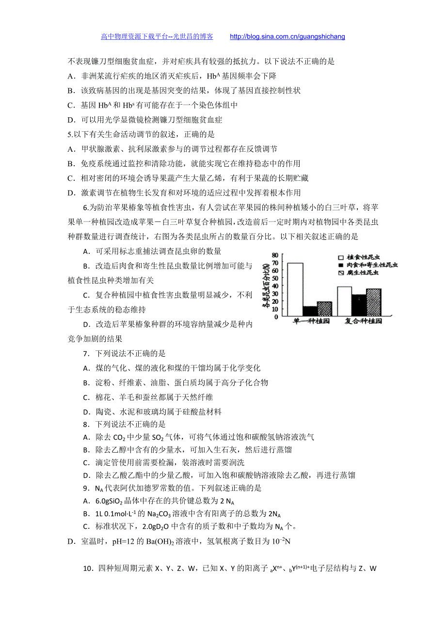 理综卷2016年陕西省商洛市高三4月统一检测（2016.04）_第2页