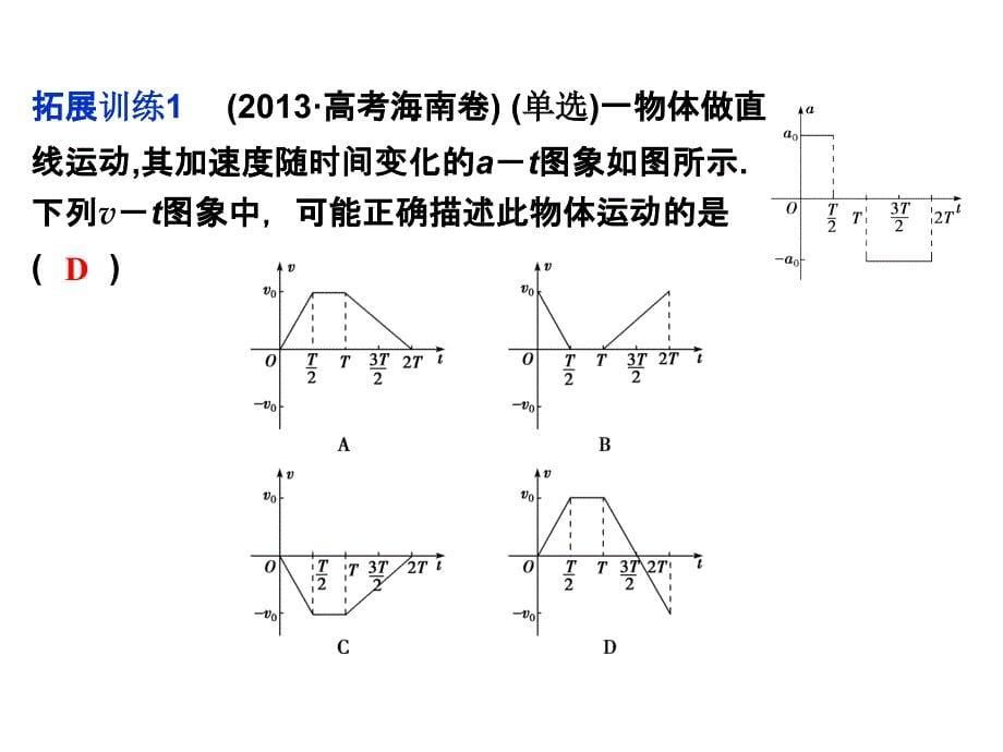 （优化方案）2014高考物理二轮专题课件牛顿运动定律与直线运动_第5页