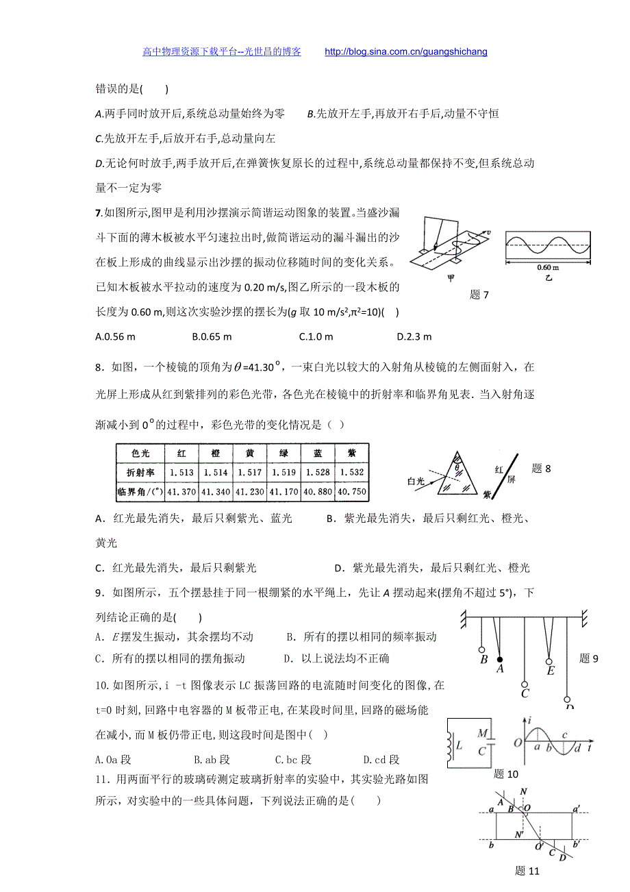 物理卷2017年陕西省高二下学期期末考试（2016.06）_第2页