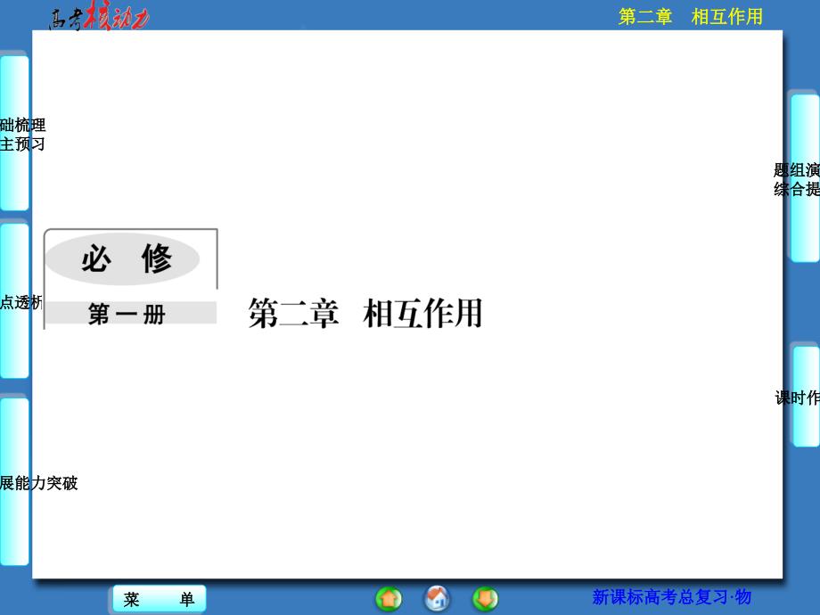 （核动力）2016年高三物理一轮复习第二章 相互作用第1单元 重力、弹力、摩擦力_第1页