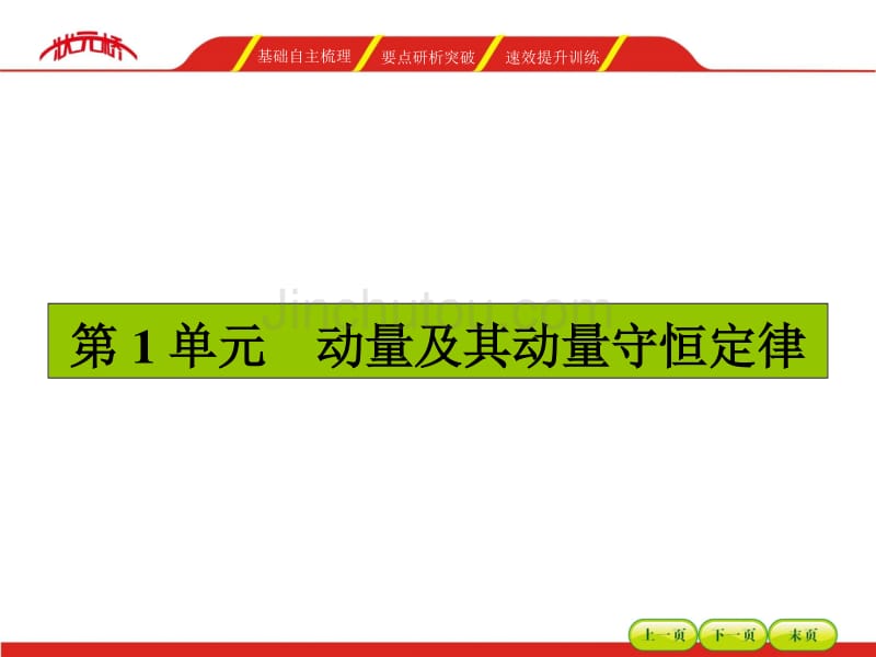 2016年《状元桥》物理一轮复习课件15.0动量及其动量守恒定律_第4页