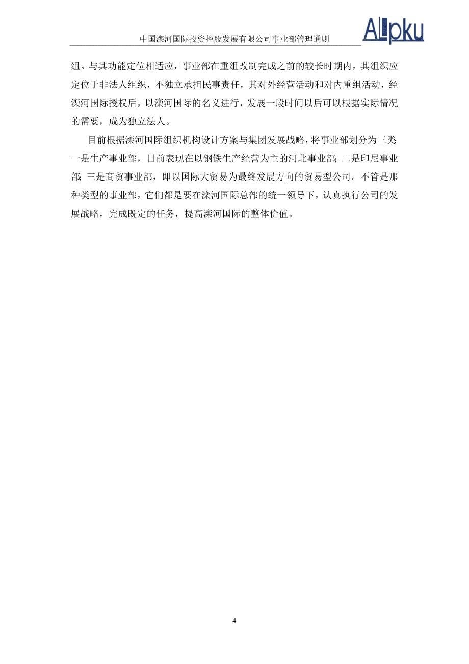 滦河国际－事业部管理通则_第5页