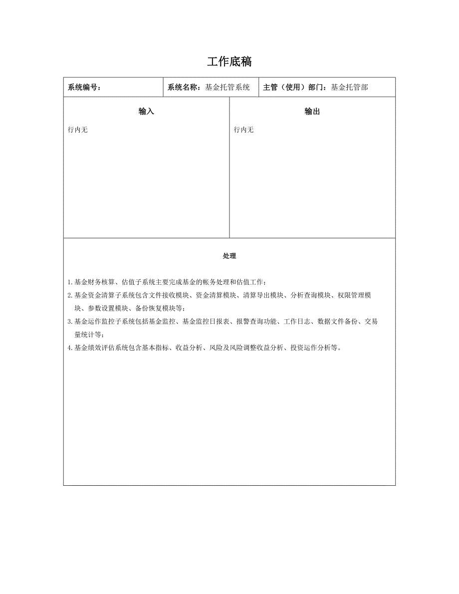 建设银行战略规划－工作底稿（集团资本运营分析报告基金托管）_第1页