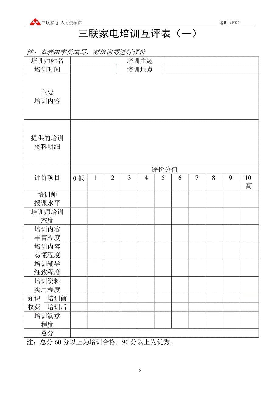 山东三联集团－培训方案1_第5页