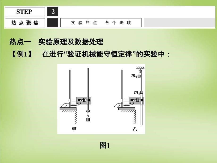 2016届高考物理大一轮复习 实验六 验证机械能守恒定律课件 沪科版_第5页