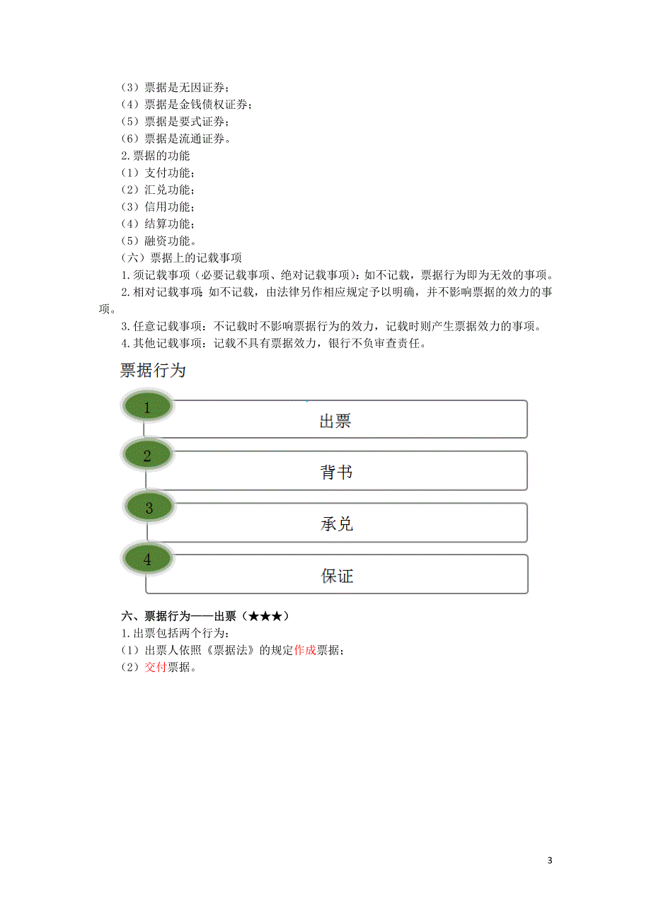 2017年初级会计经济法基础---票据法律制度 (4)_第3页