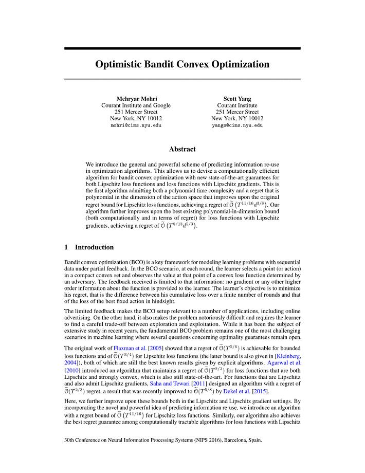 optimistic-bandit-convex-optimization