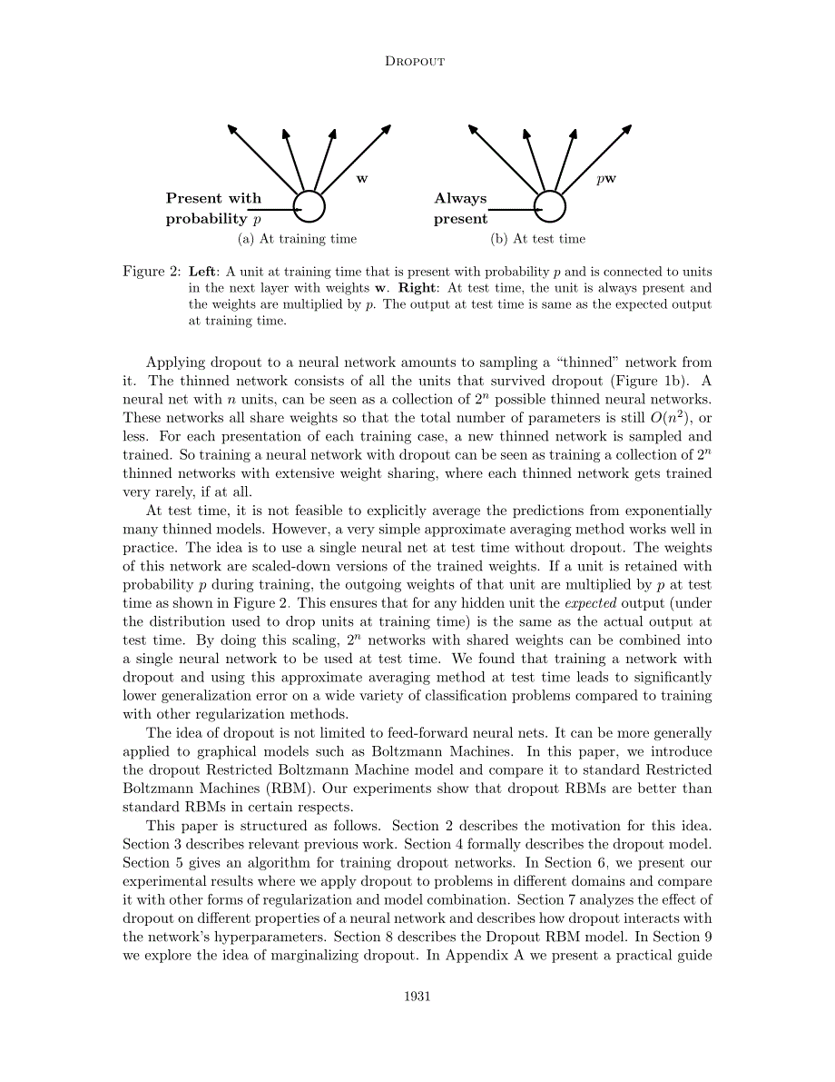 Dropout A Simple Way to Prevent Neural Networks from Overﬁtting_第3页