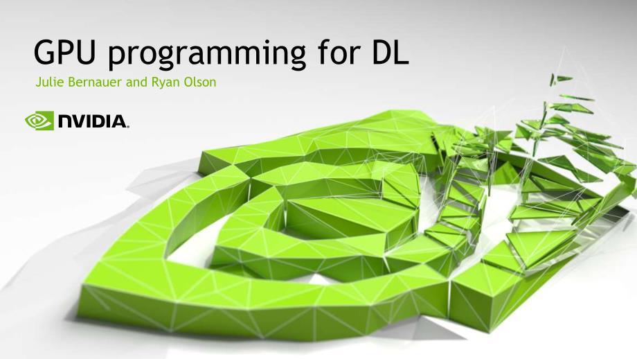 GPU programming for Deep Learning