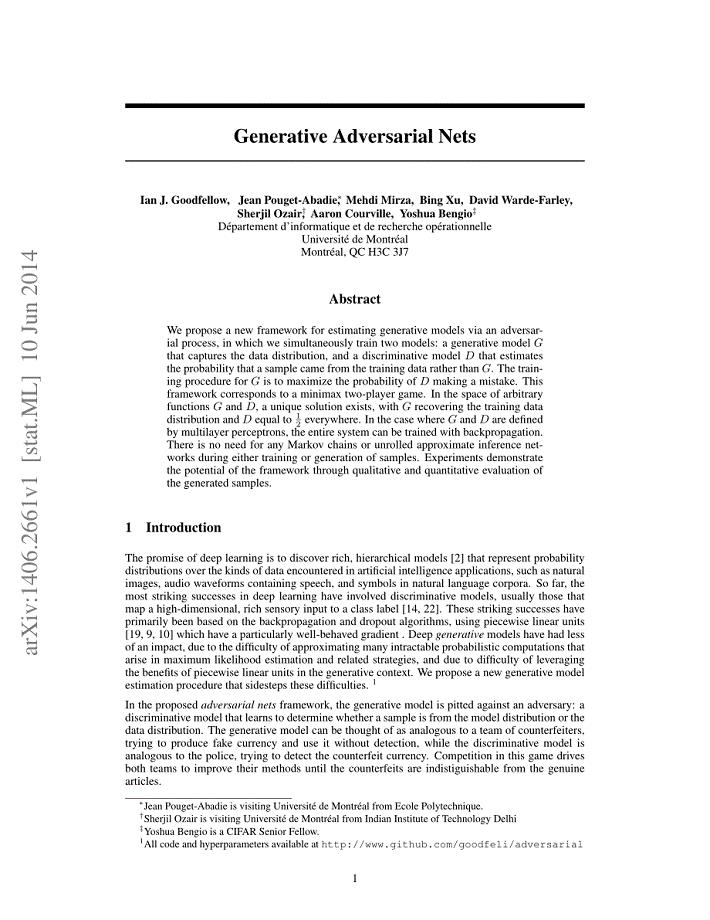 Generative Adversarial Nets