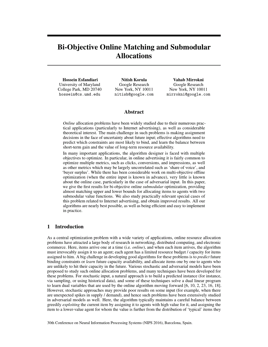bi-objective-online-matching-and-submodular-allocations_第1页