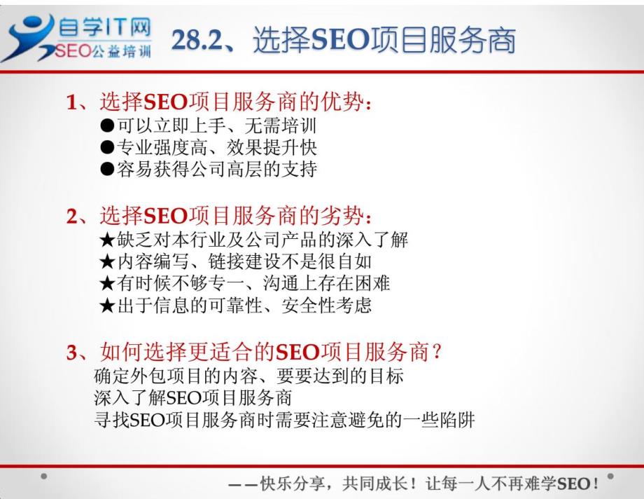 【SEO入门】第二十八课：SEO项目管理基础工作【PPT】_第4页