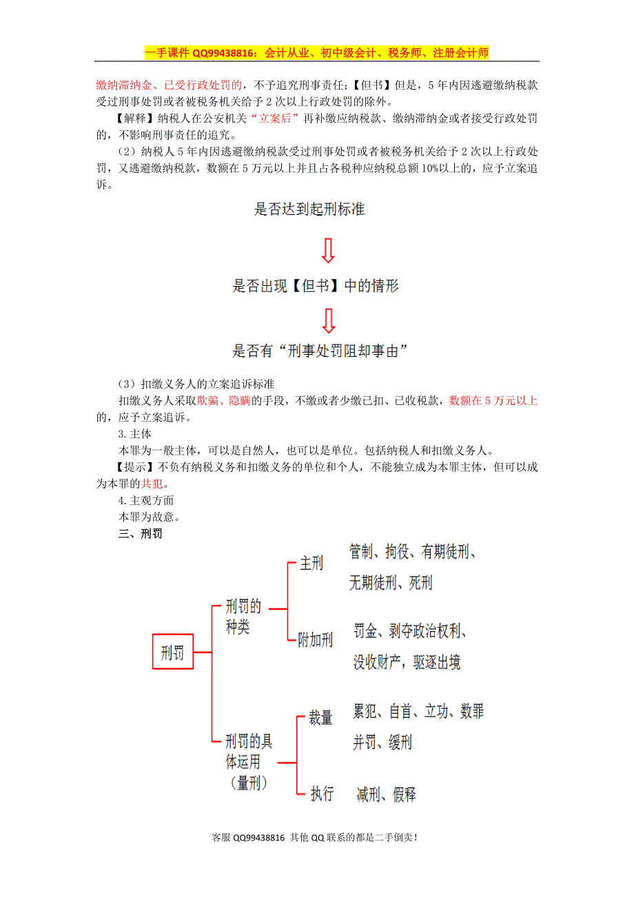 2016税务师涉税服务相关法律彭娟娟预科班讲义--- 刑事法律制度_第4页