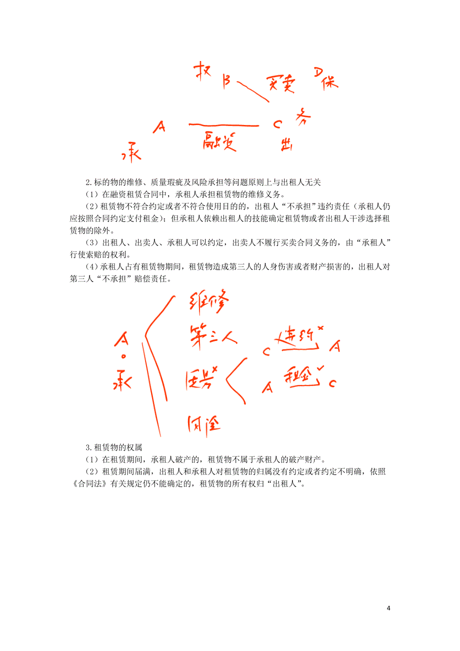 2016税务师涉税服务相关法律郭守杰基础班讲义--- 其他合同_第4页