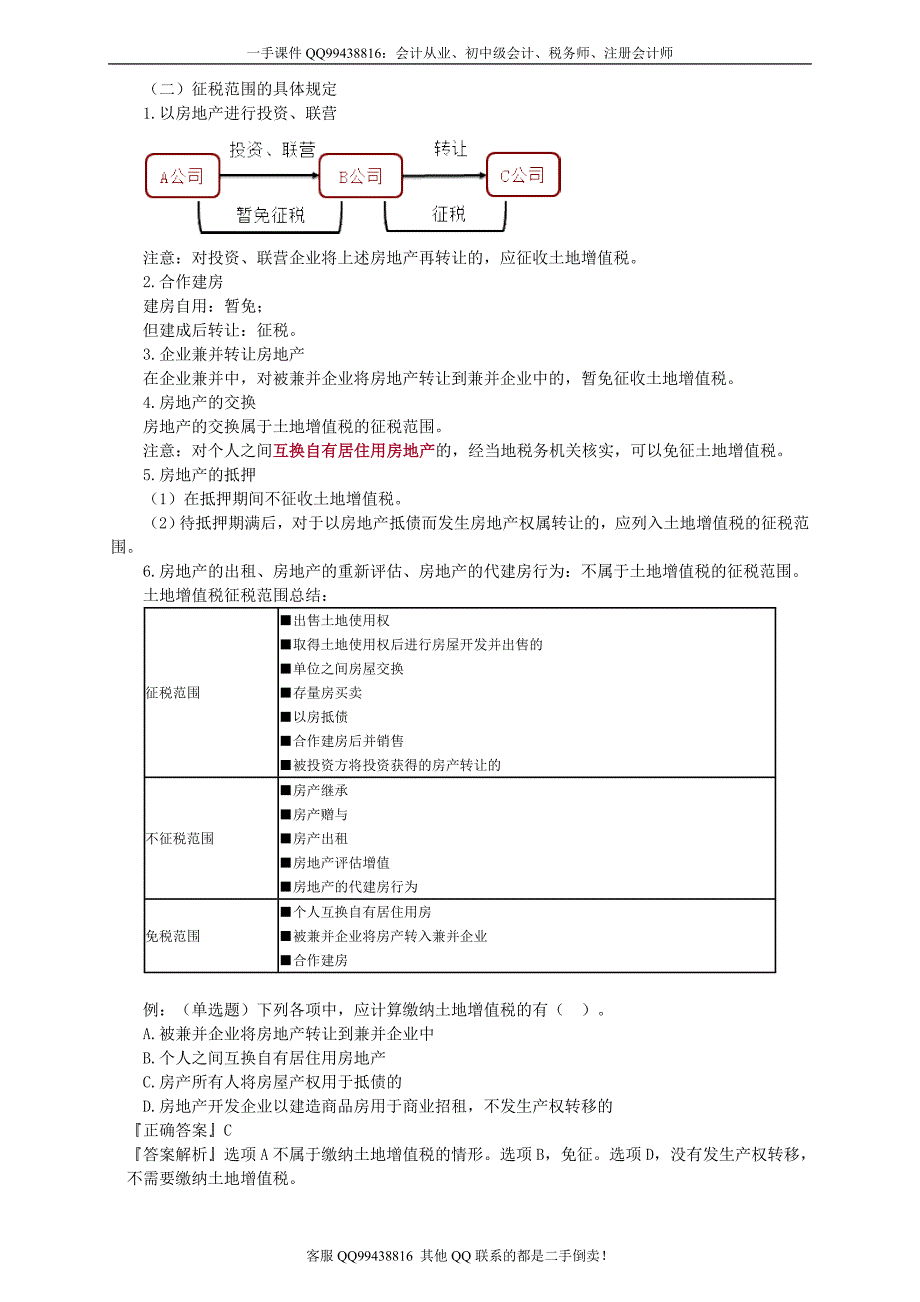 2016税务师税法二徐伟基础班讲义--- 土地增值税_第2页