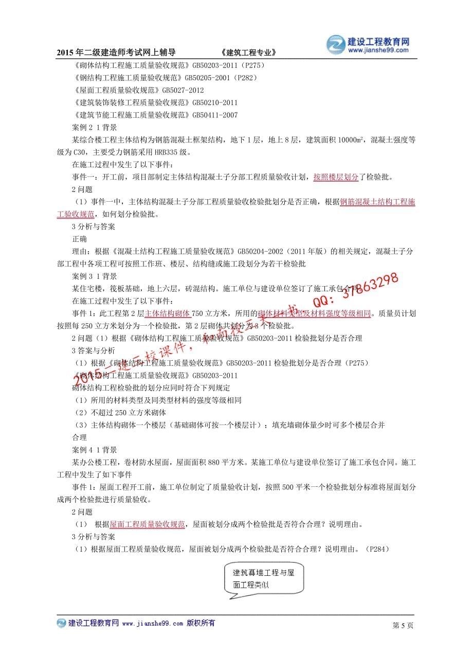 2015建工二建-建筑张福生基础班讲义_7_第5页