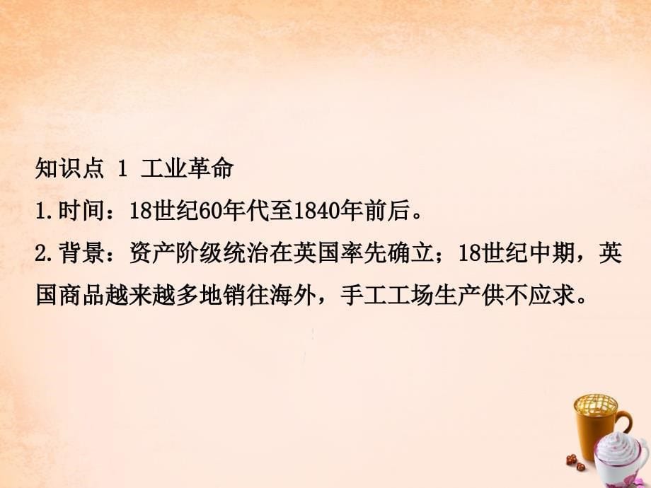 中考历史 第十八单元 蒸汽时代的资本主义复习课件_第5页