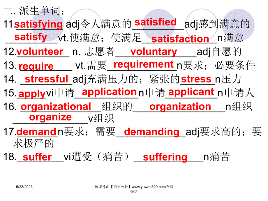 外研版英语必修5课件：Module 2 Revision_第4页