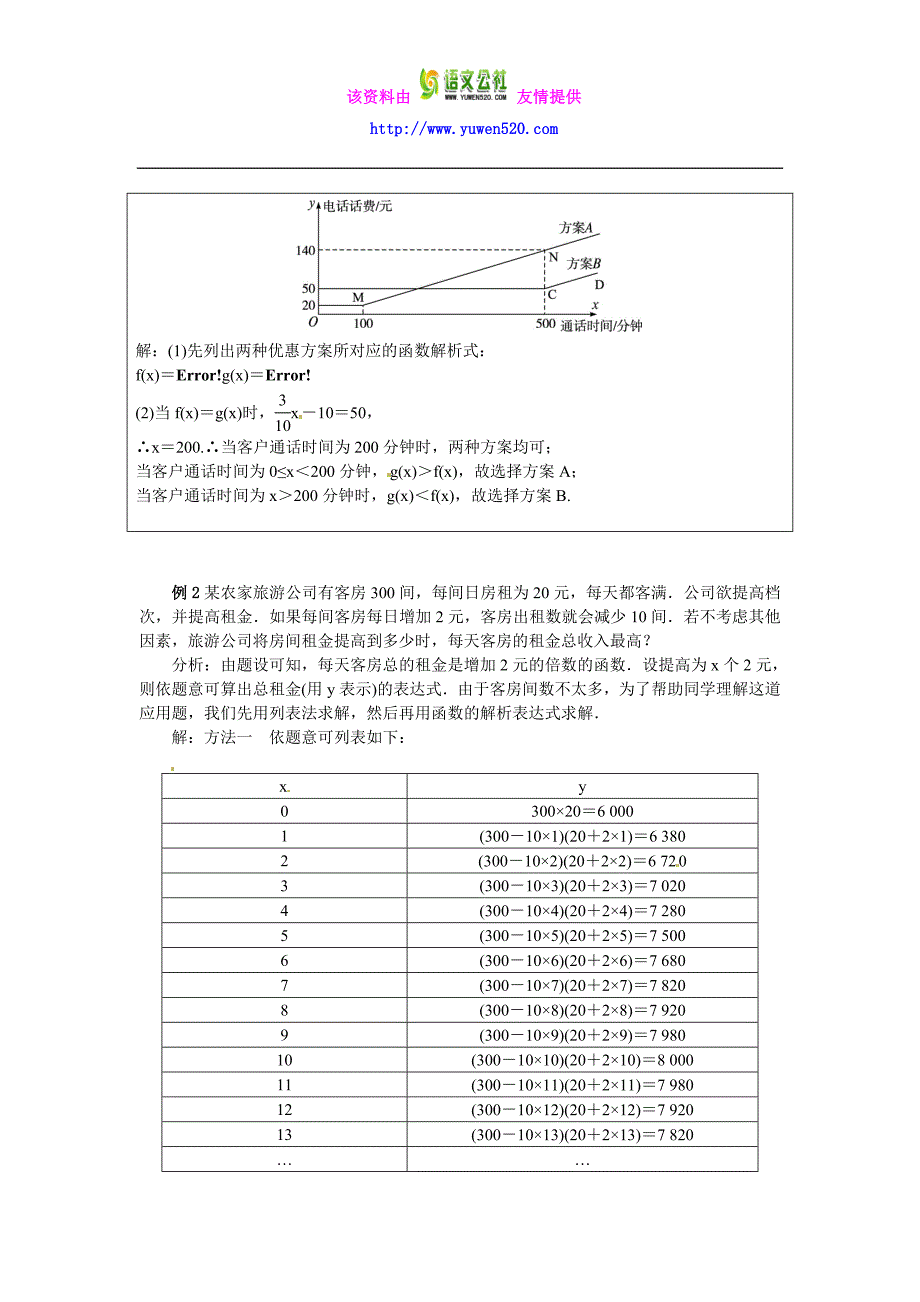 （人教B版）必修一名师精品：2.3《函数的应用（Ⅰ）》教案设计（含答案）_第2页