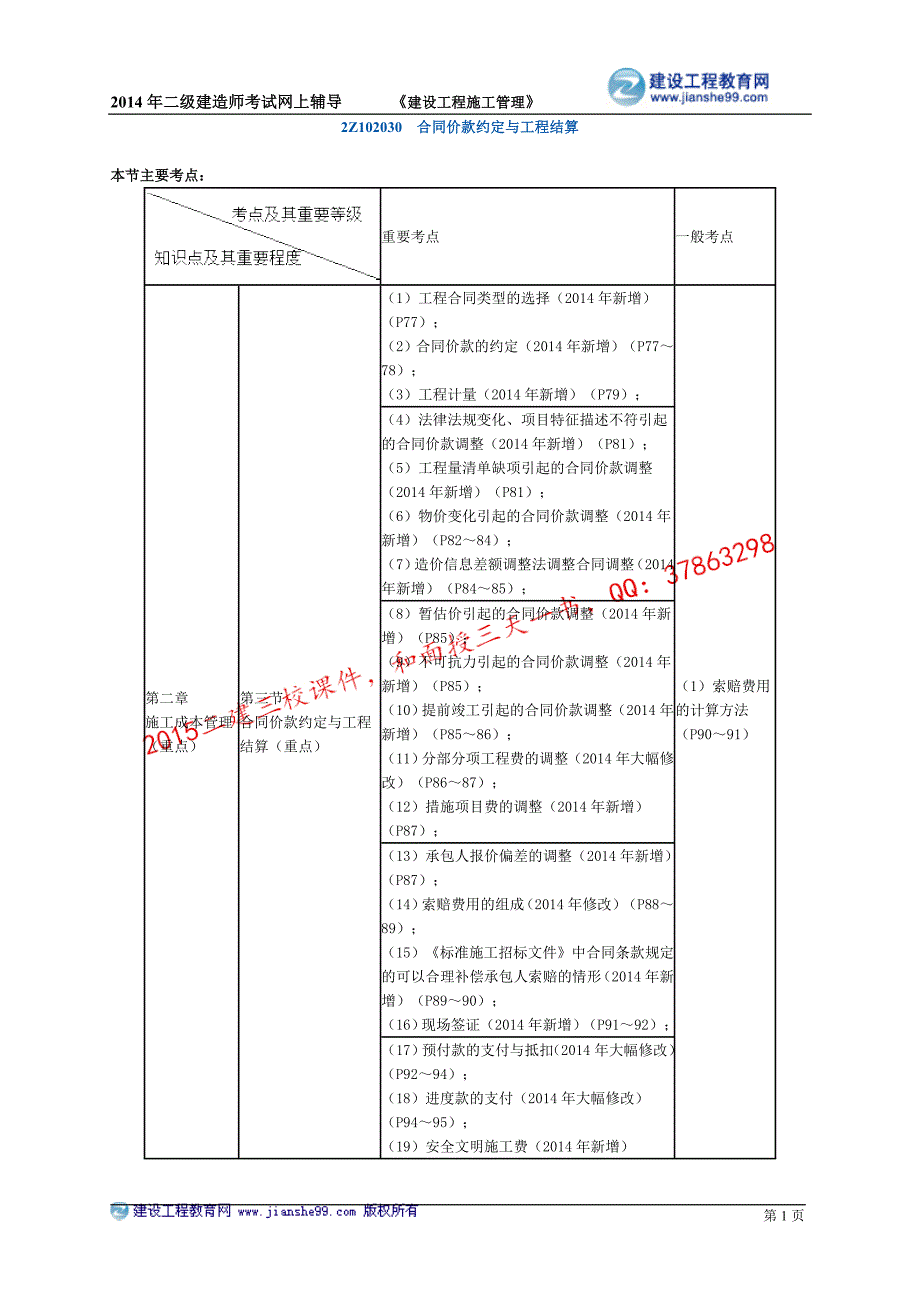 二级建造师－基础班讲义_11_第1页