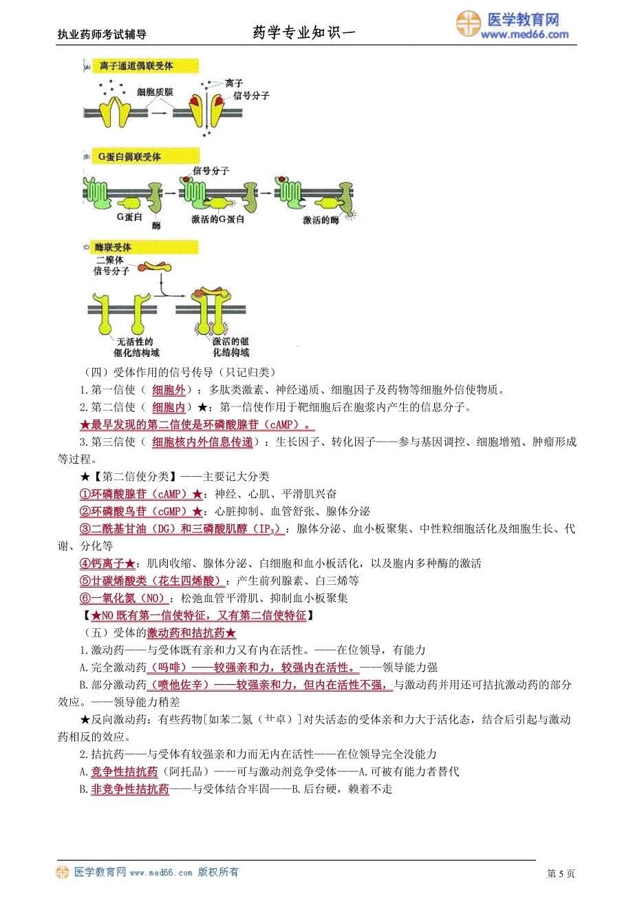 药学专业知识－基础学习班讲义_7_第5页