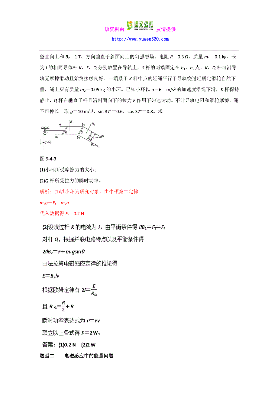 高考物理热点题型应考秘籍：9.4-电磁感应中的动力学和能量问题（解析版）_第4页