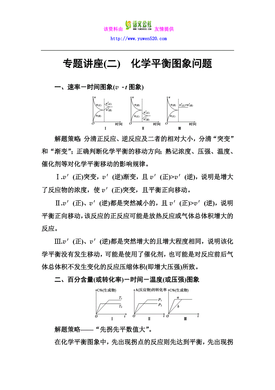 化学人教版选修4专题讲座（2） Word版含解析_第1页