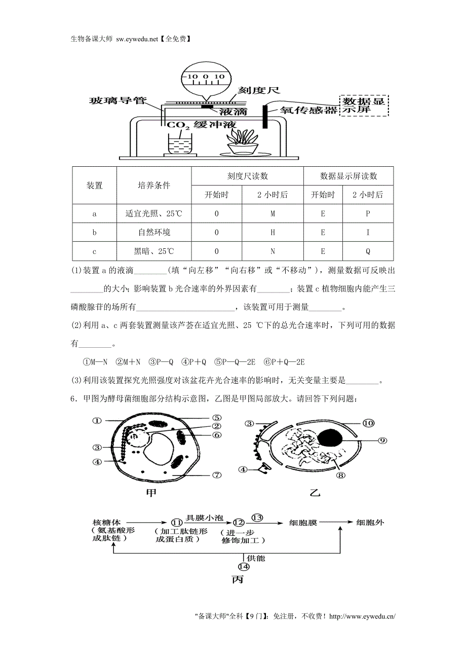 江西省瑞昌二中2016届高三生物一轮复习培优练习（十九）_第3页