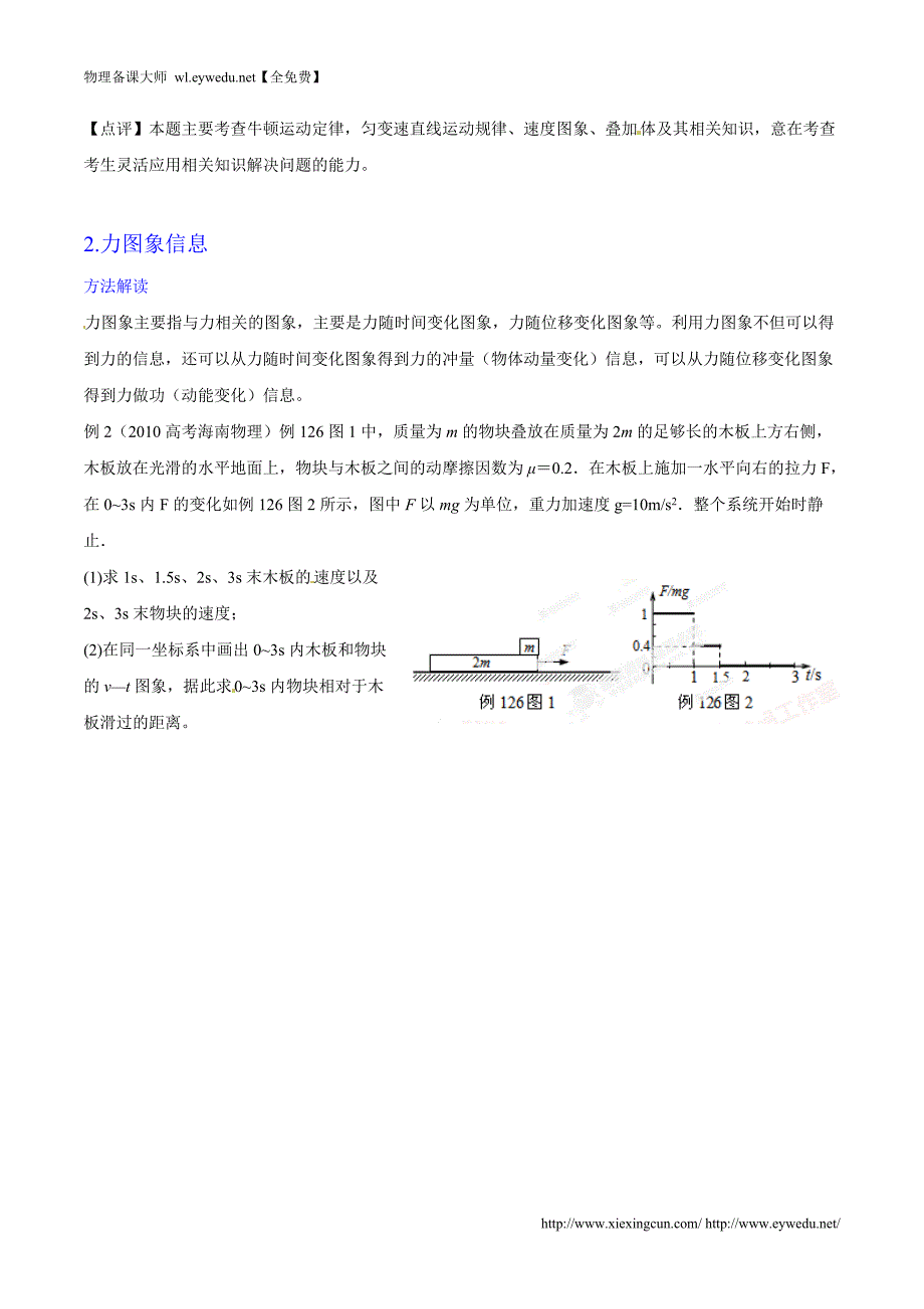 高中物理培优辅导讲义：专题28-图象信息类问题（含答案解析）_第3页