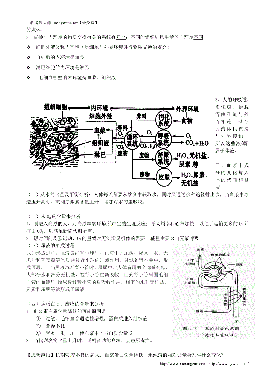 省贵阳市2015届高考生物二轮专题复习 专题八 动物和人生命活动的调节_第3页