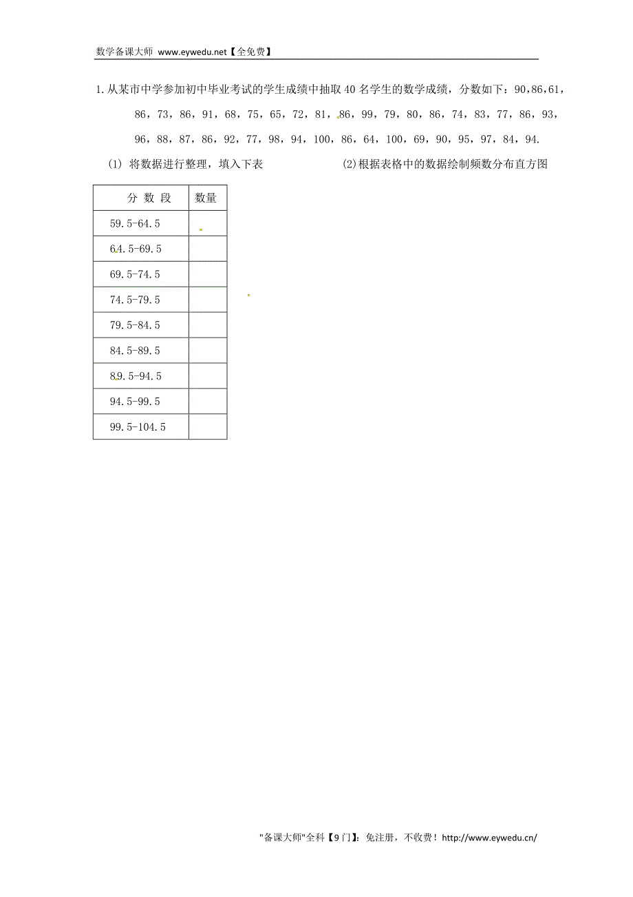 广东省南海区石门实验中学七年级数学上册 6.3数据的表示导学案2（无答案）（新版）北师大版_第3页