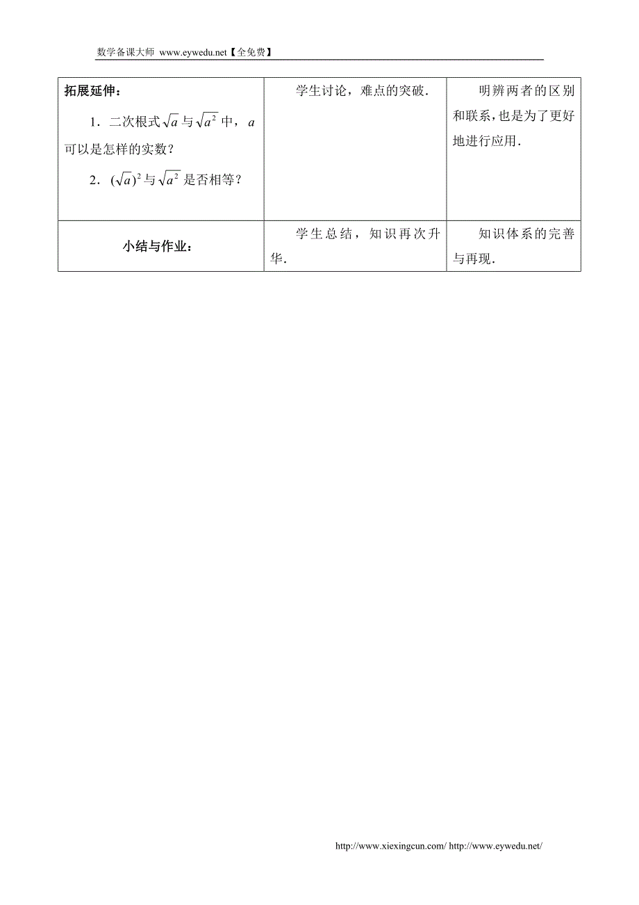 苏科版八下数学：12.1《二次根式（2）》教案_第3页