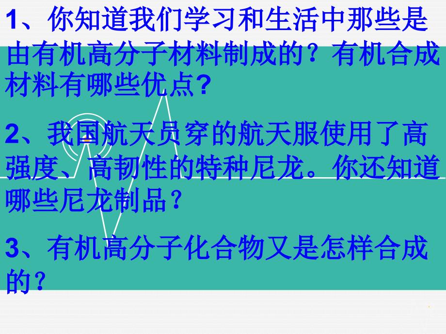 （苏教版）化学必修二同课异构课件：3.3.2有机高分子的合成【A案】_第3页